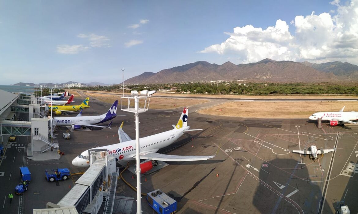 En el último trimestre de 2021, en más de 30 vuelos semanales aumentará la operación comercial del aeropuerto Simón Bolívar de Santa Marta