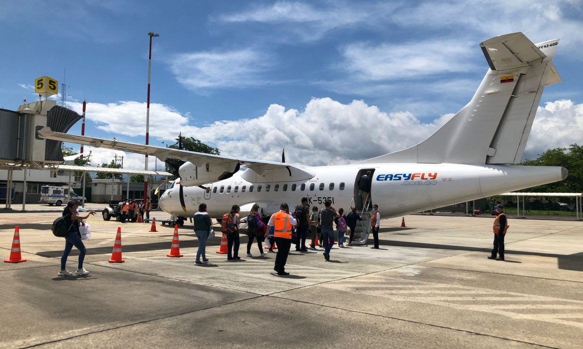 Inauguración oficial del vuelo entre Bucaramanga y Paipa, junto a la aerolínea Easyfly