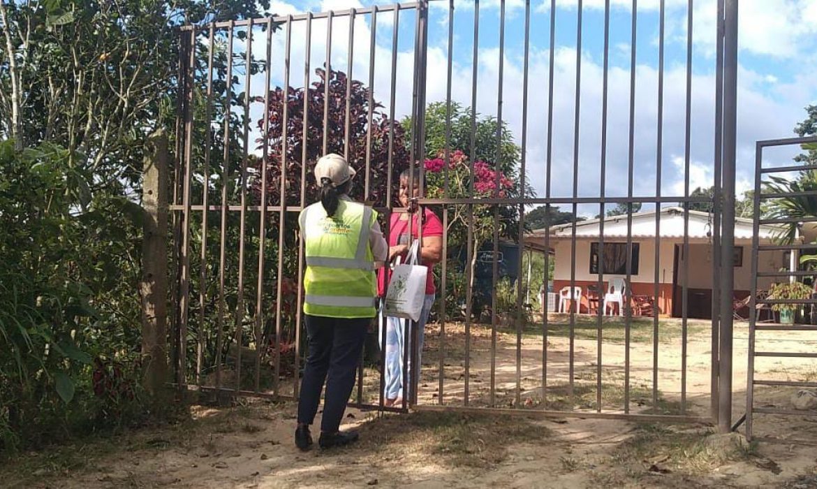 Socialización buenas prácticas ambientales en Vereda Altos de Palonegro, Bucaramanga