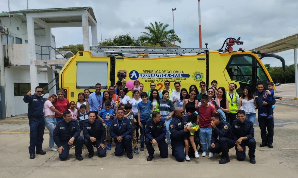 Con visita especial, nuestros colaboradores del aeropuerto Yariguíes renovaron energías