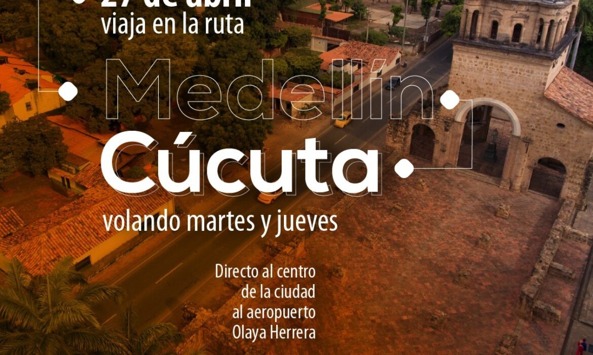 AEROPUERTO CAMILO DAZA AMPLIÓ SU OFERTA DE VUELOS A MEDELLÍN