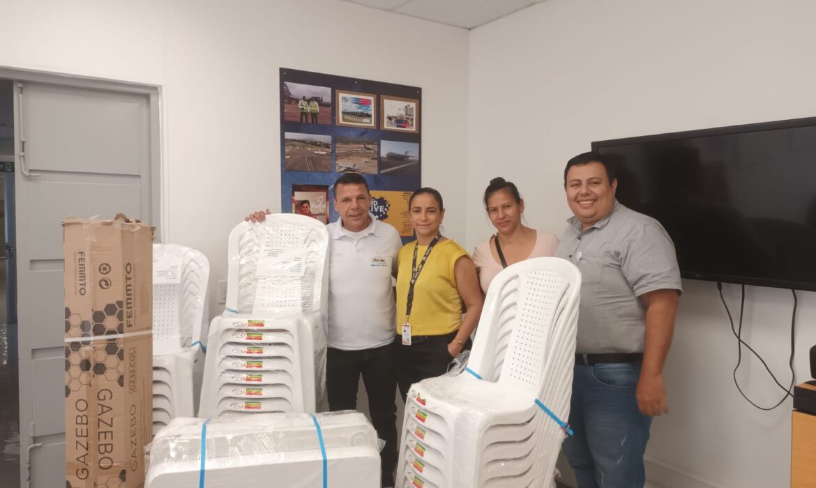 El Barrio Portal de las Américas de Cúcuta se benefició con donación de Aeropuertos de Oriente S.A.S