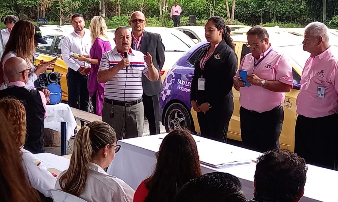 Taxis metropolitanos de Bucaramanga son certificados en movilidad segura