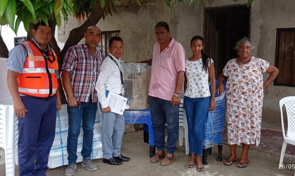 El Barrio Nazaret Tercera etapa recibe donación de Aeropuertos de Oriente S.A.S.