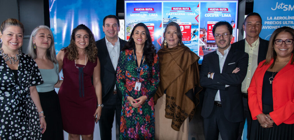 Foto1. JetSMART. Lanzamiento rutas Colombia-Perú
