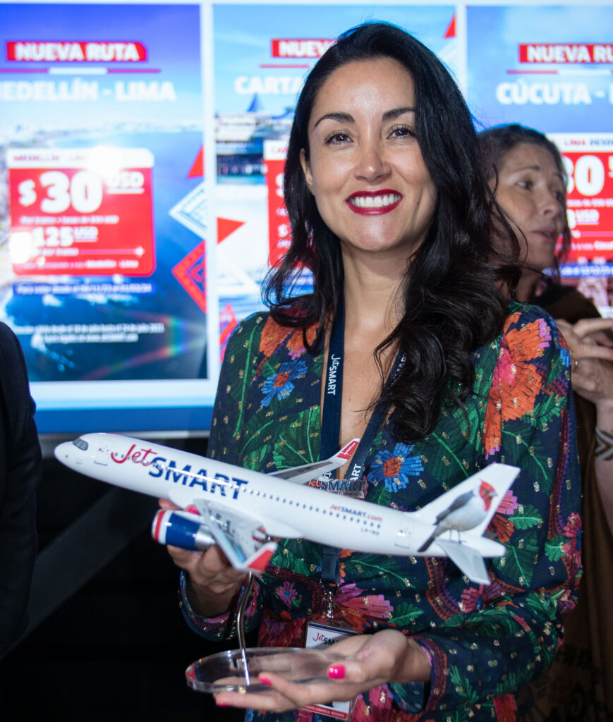 Foto3. JetSmart. Verónica Marambio- Gerente Comercial de Mercados Internacionales y Desarrollo Regional