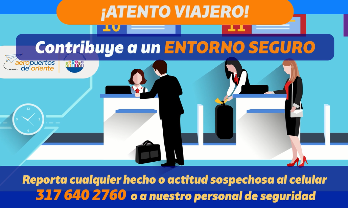 La Seguridad es cuestión de todos en el aeropuerto de Cúcuta